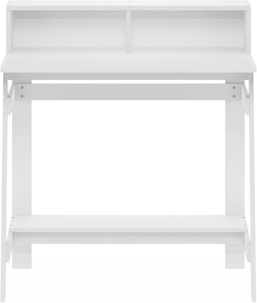 Furinno Simplistic A Frame Computer Desk, Regular, White